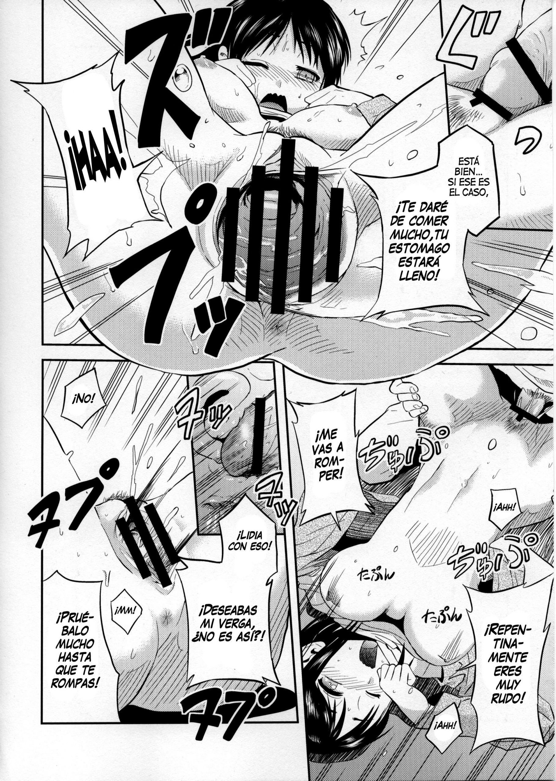 Attack on hungry girl hentai manga picture 13