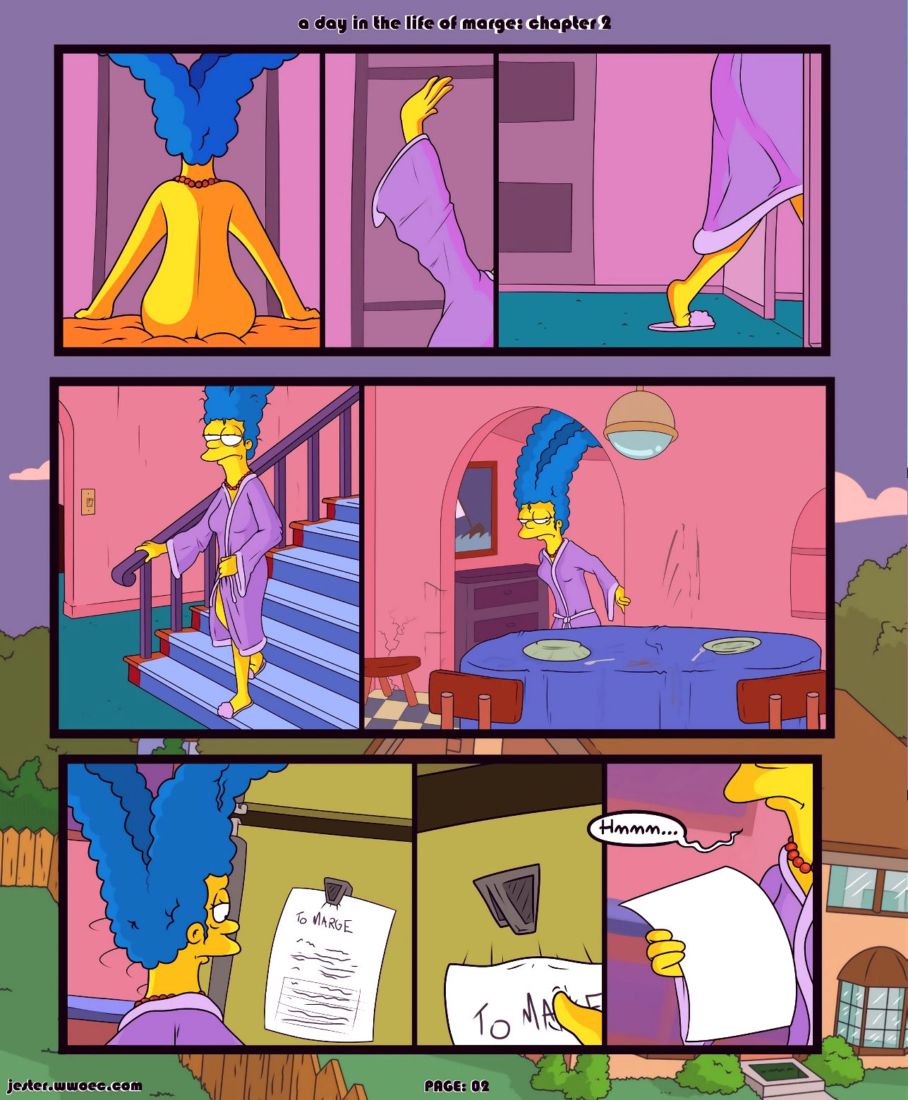 A day in the life of marge 2 porn comic picture 02