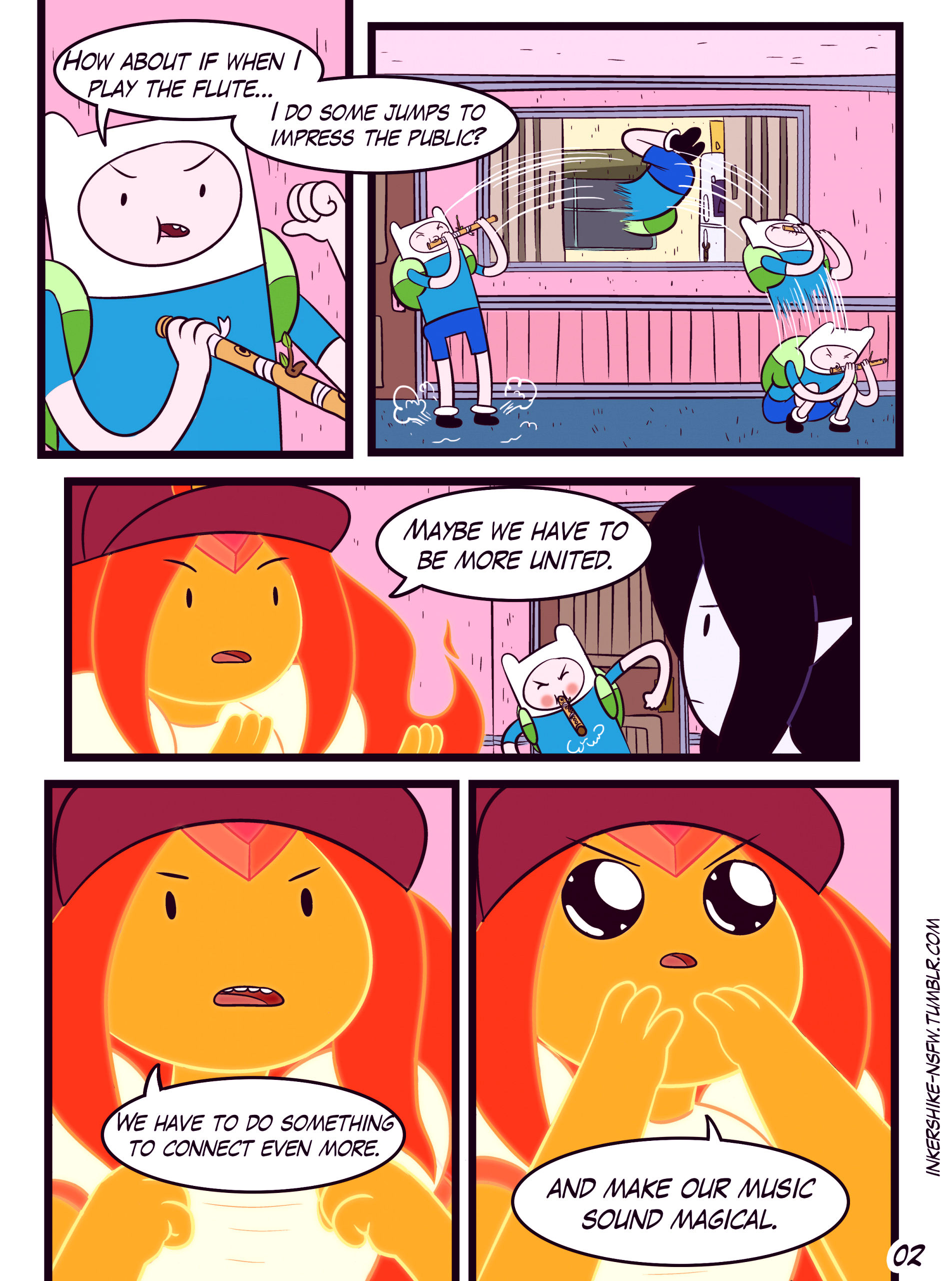 Adventure time practice with the band porn comic picture 2