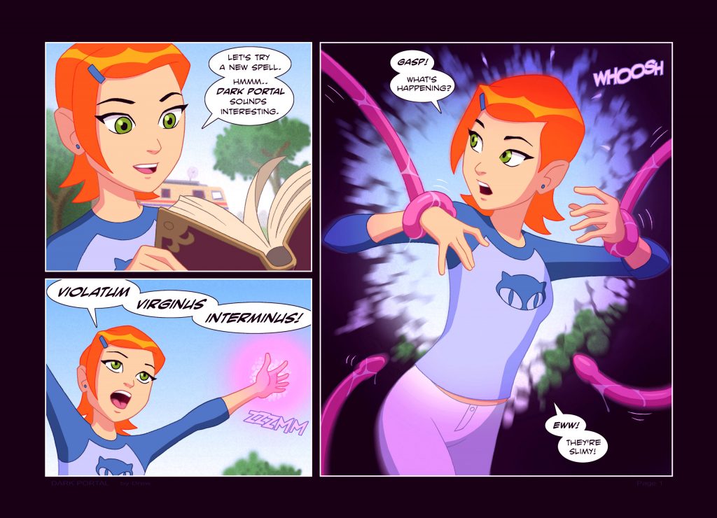 Gwen magic mistake porn comic picture 1