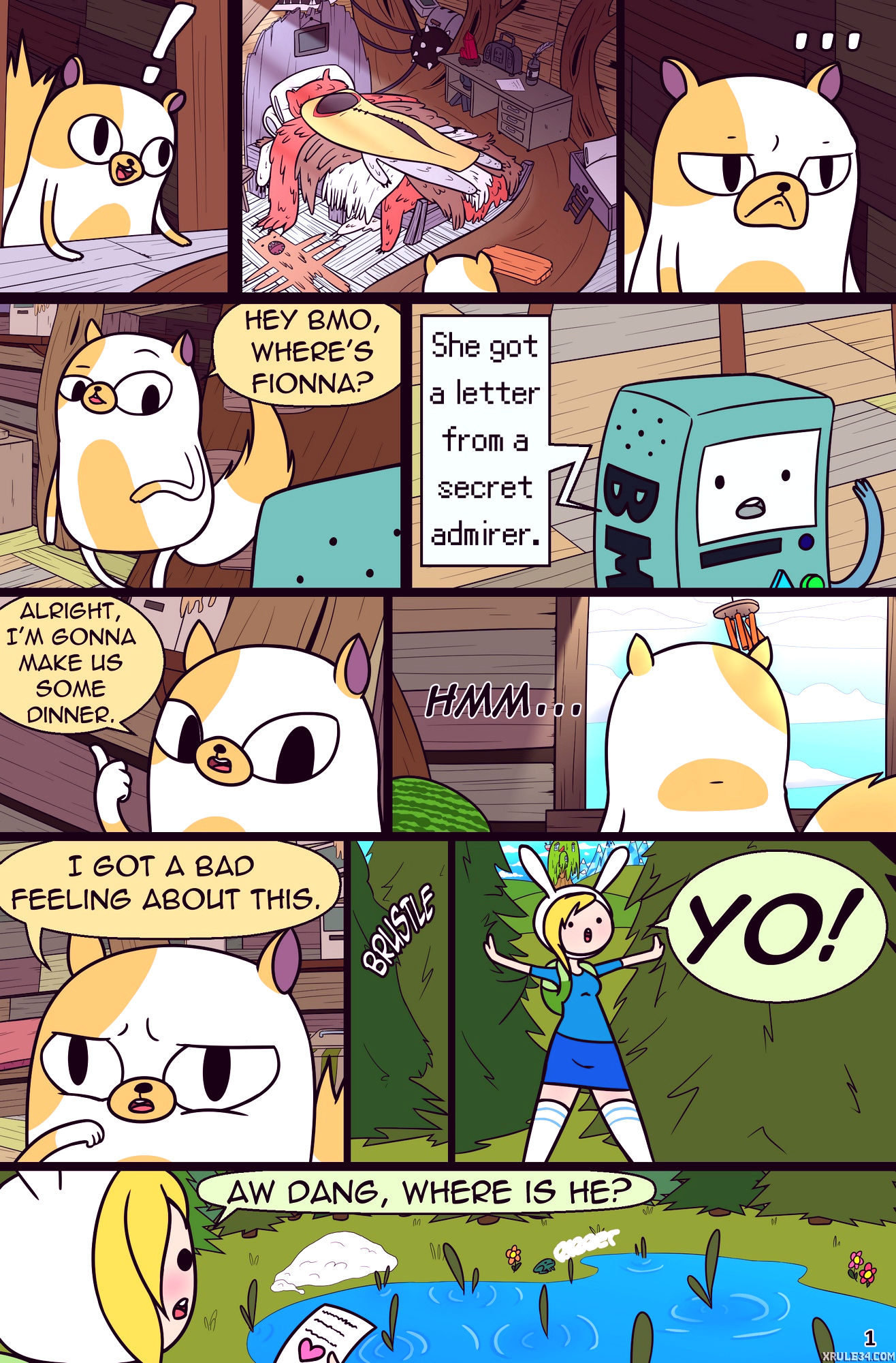 Misadventure time spring special the cat the queen and the forest porn comic picture 2