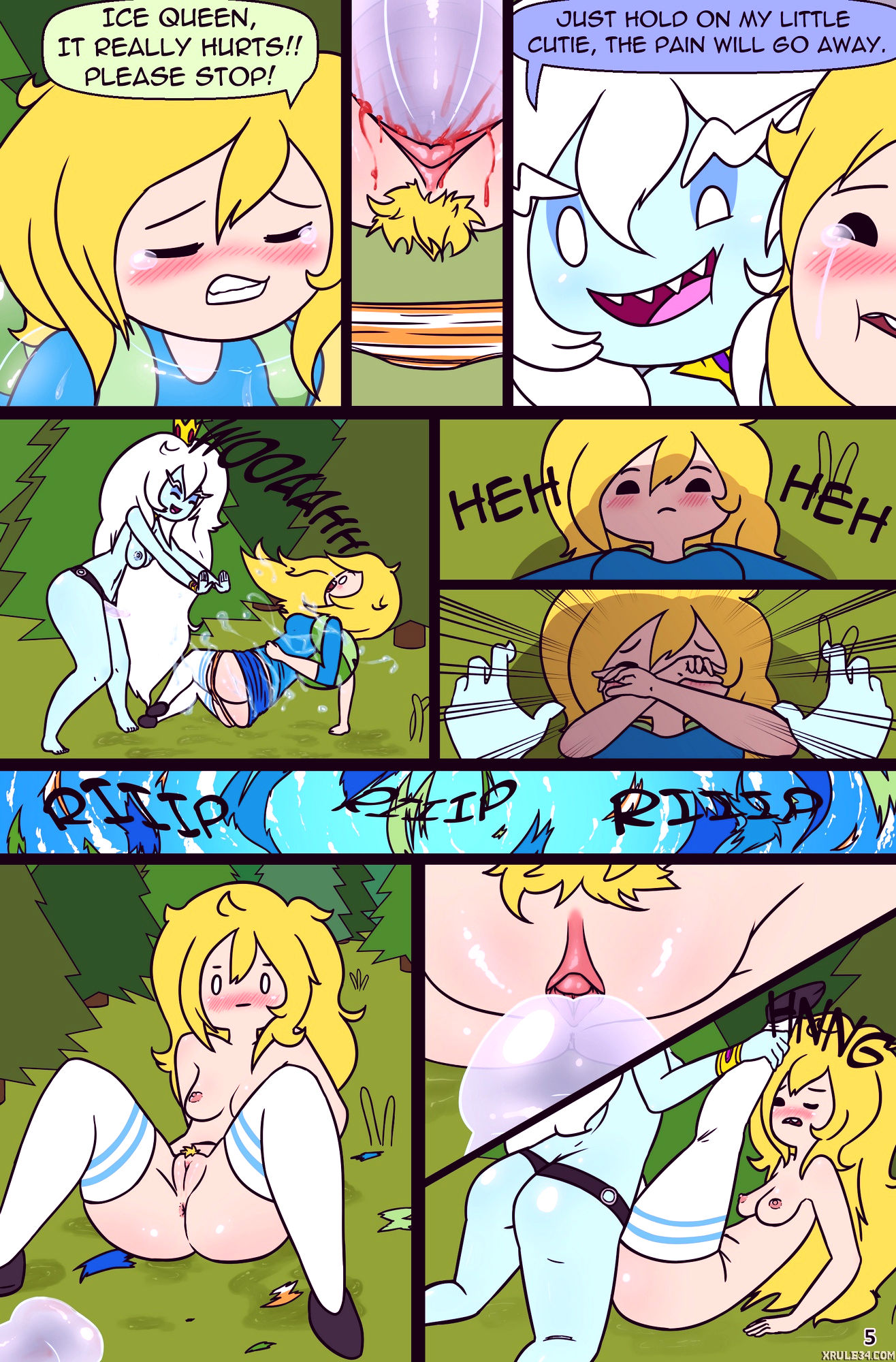 Misadventure time spring special the cat the queen and the forest porn comic picture 5