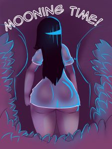 Mooning time porn comic picture 1