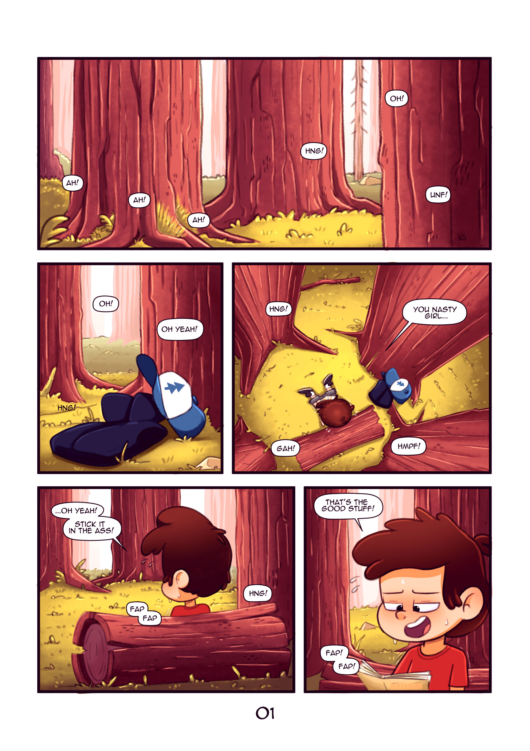Secret of the woods porn comic picture 2