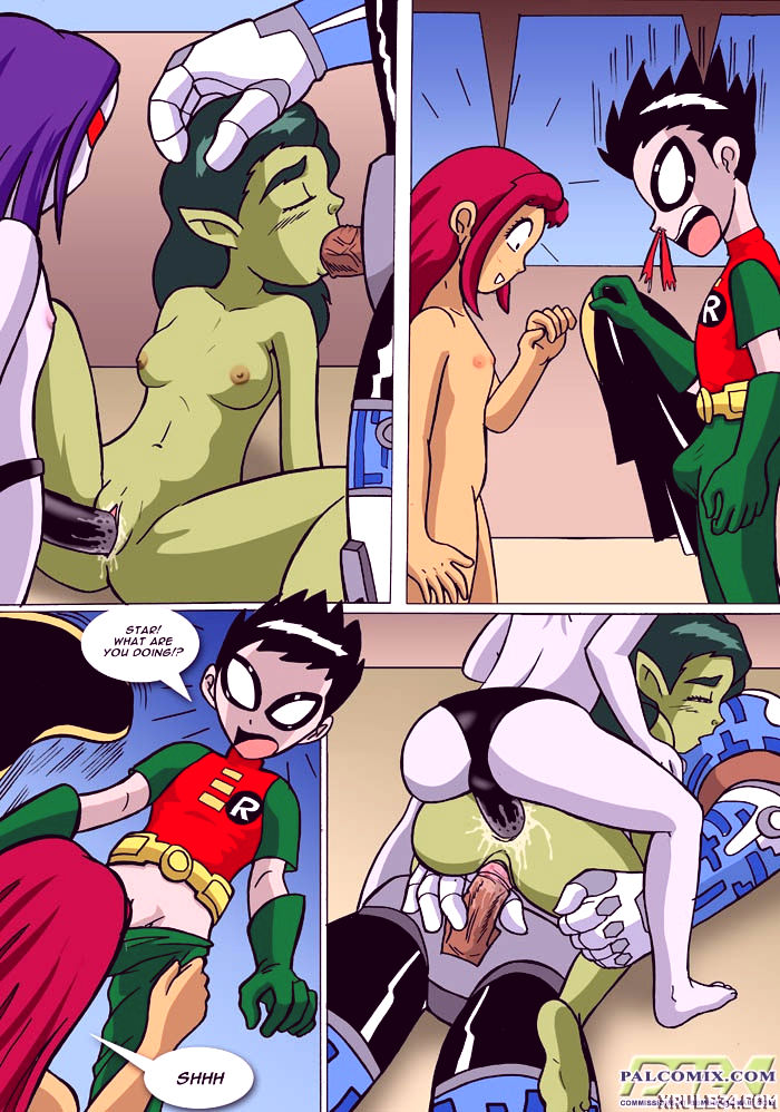 Beastboy mating season porn comic picture 10