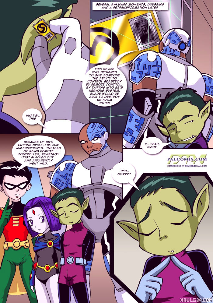 Beastboy mating season porn comic picture 12