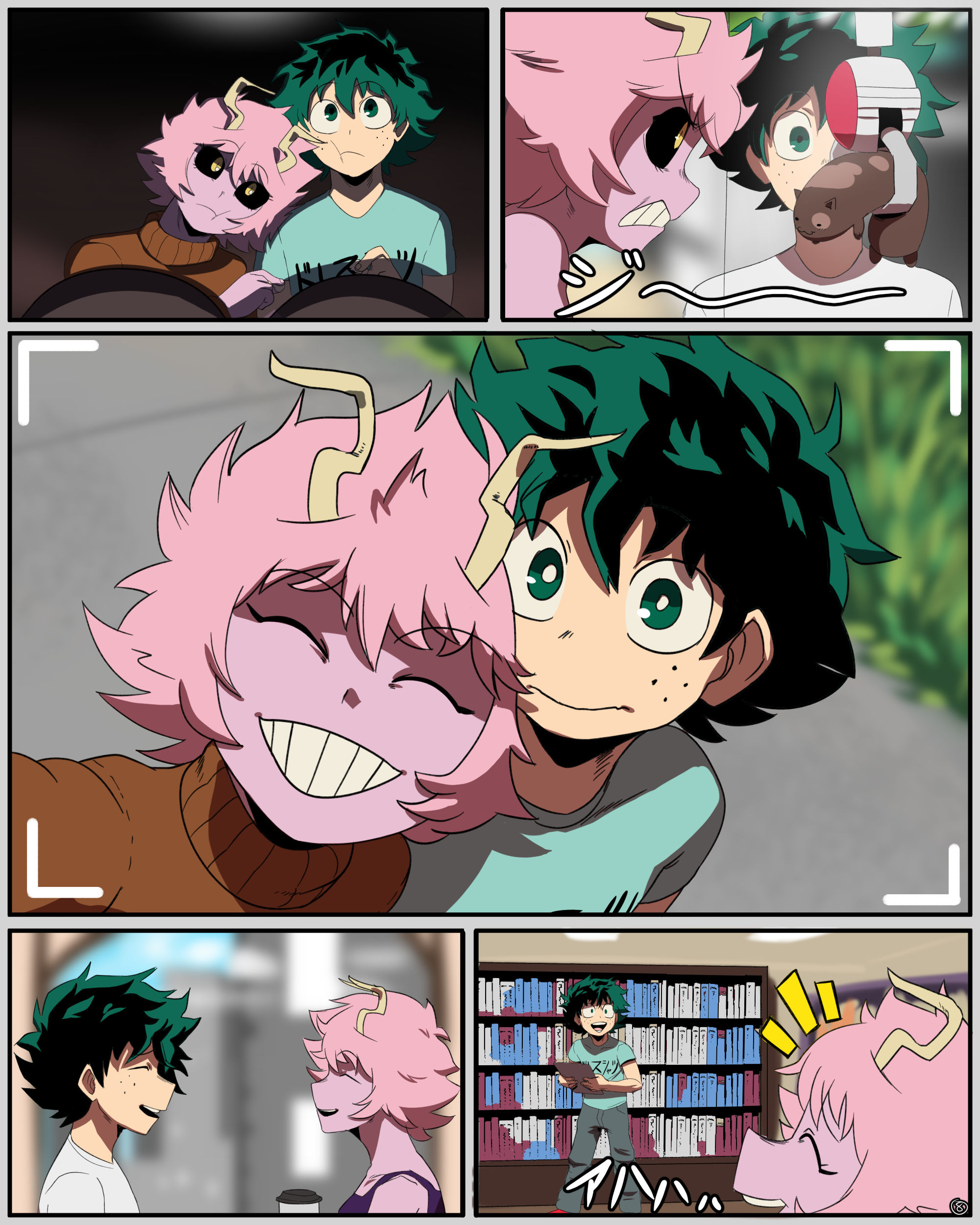 Mina x izuku comic hentai manga picture 9