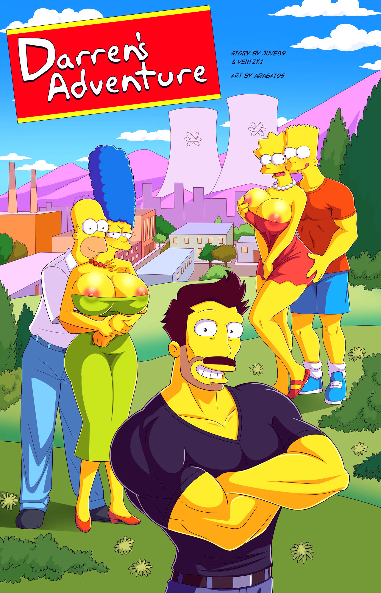 Darrens adventure or welcome to springfield porn comic picture 1