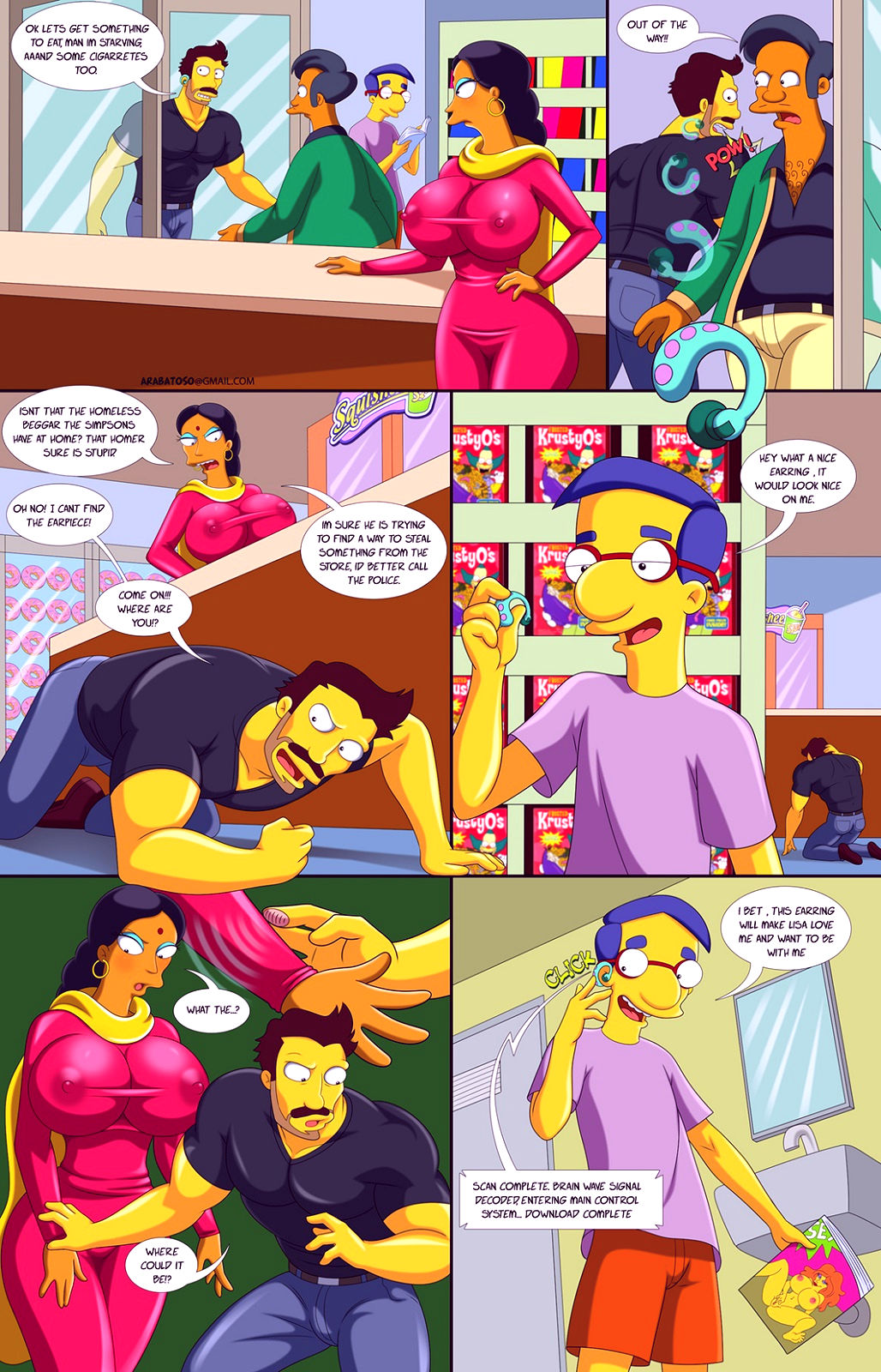 Darrens adventure or welcome to springfield porn comic picture 14