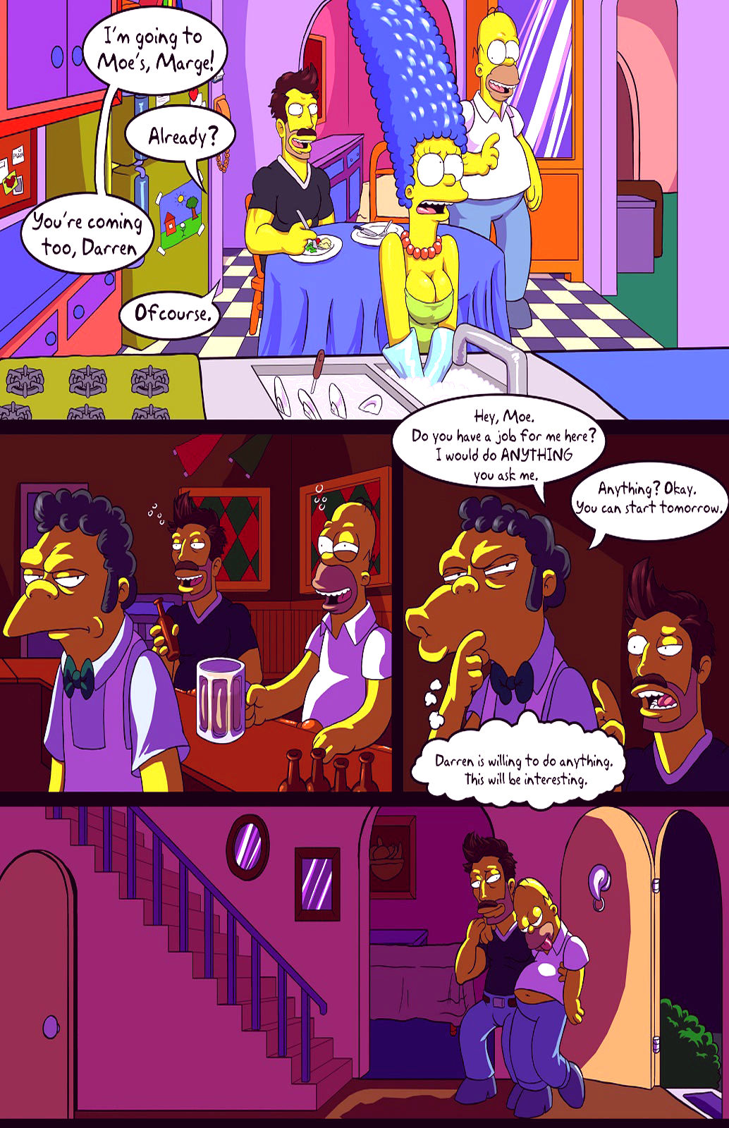Darrens adventure or welcome to springfield porn comic picture 6