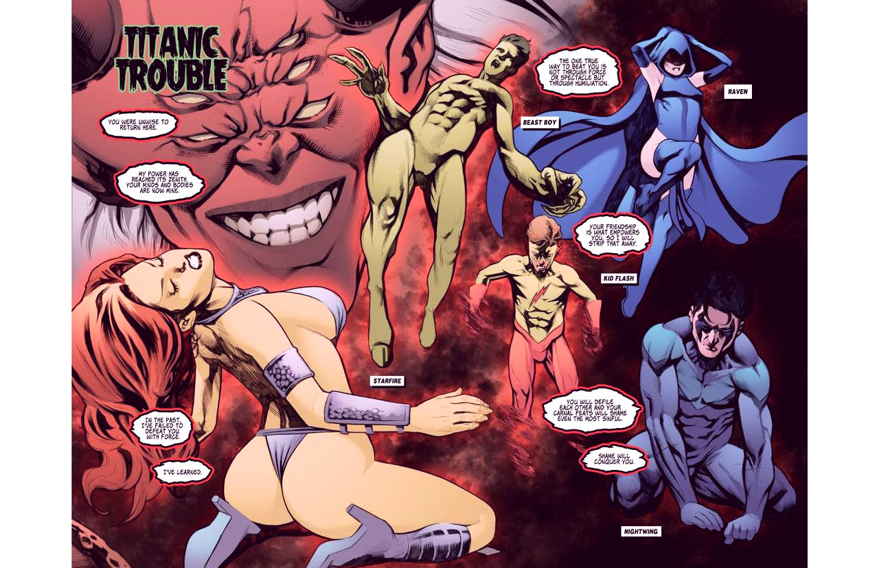Superheroes after dark extreme porn comic picture 77