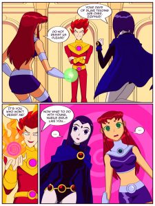 Teen titans vs ziziphus porn comic picture 1