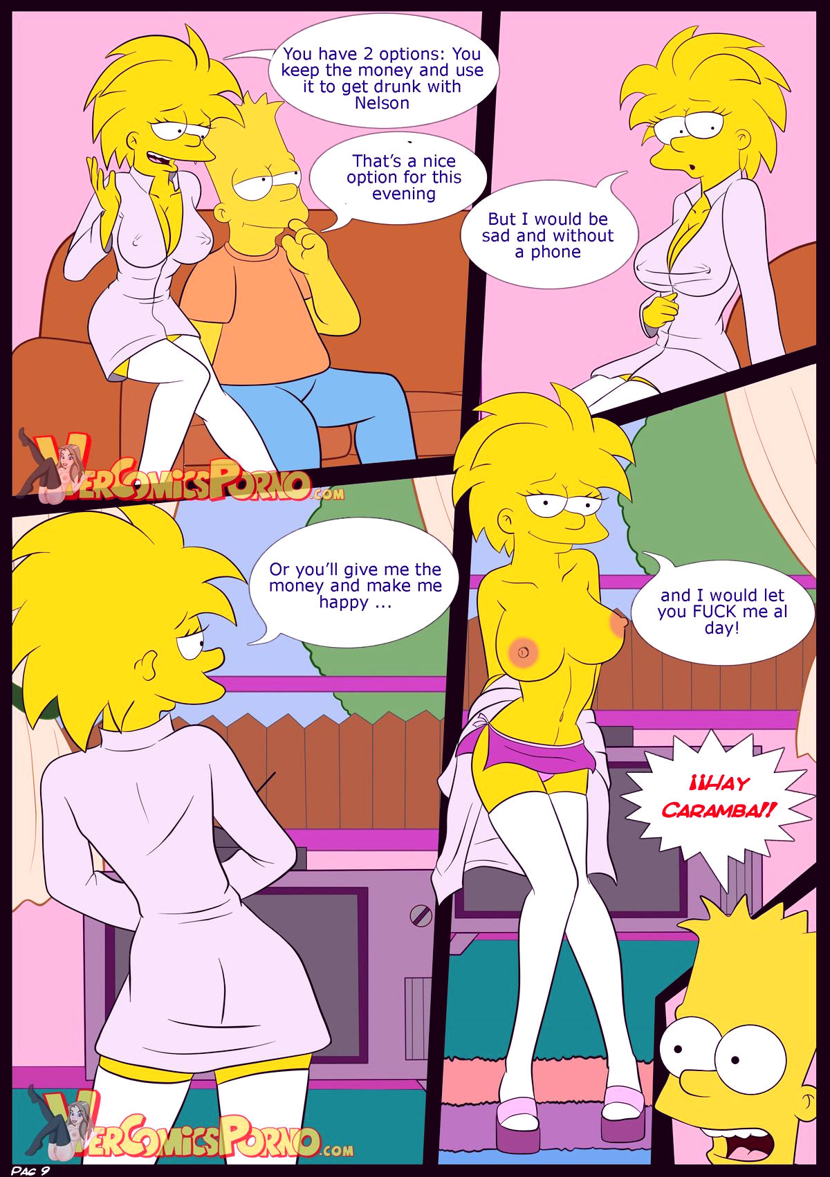 The simpsons old habits 2 porn comic picture 10