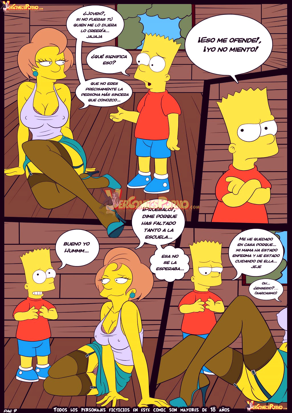 The simpsons old habits 5 porn comic picture 10