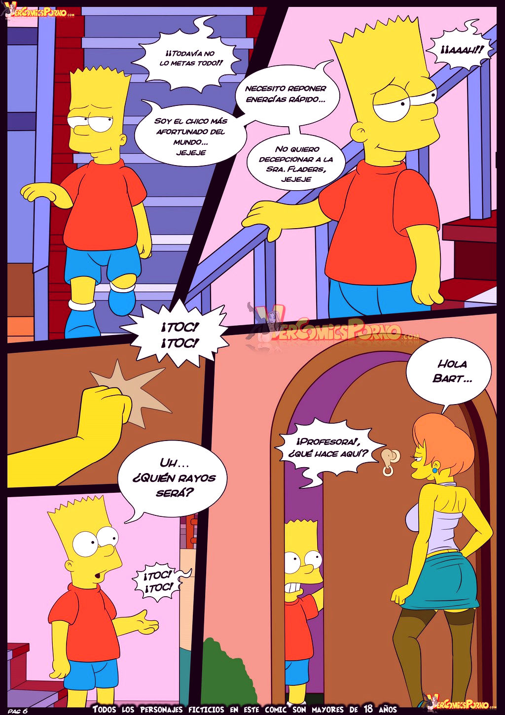 The simpsons old habits 5 porn comic picture 7