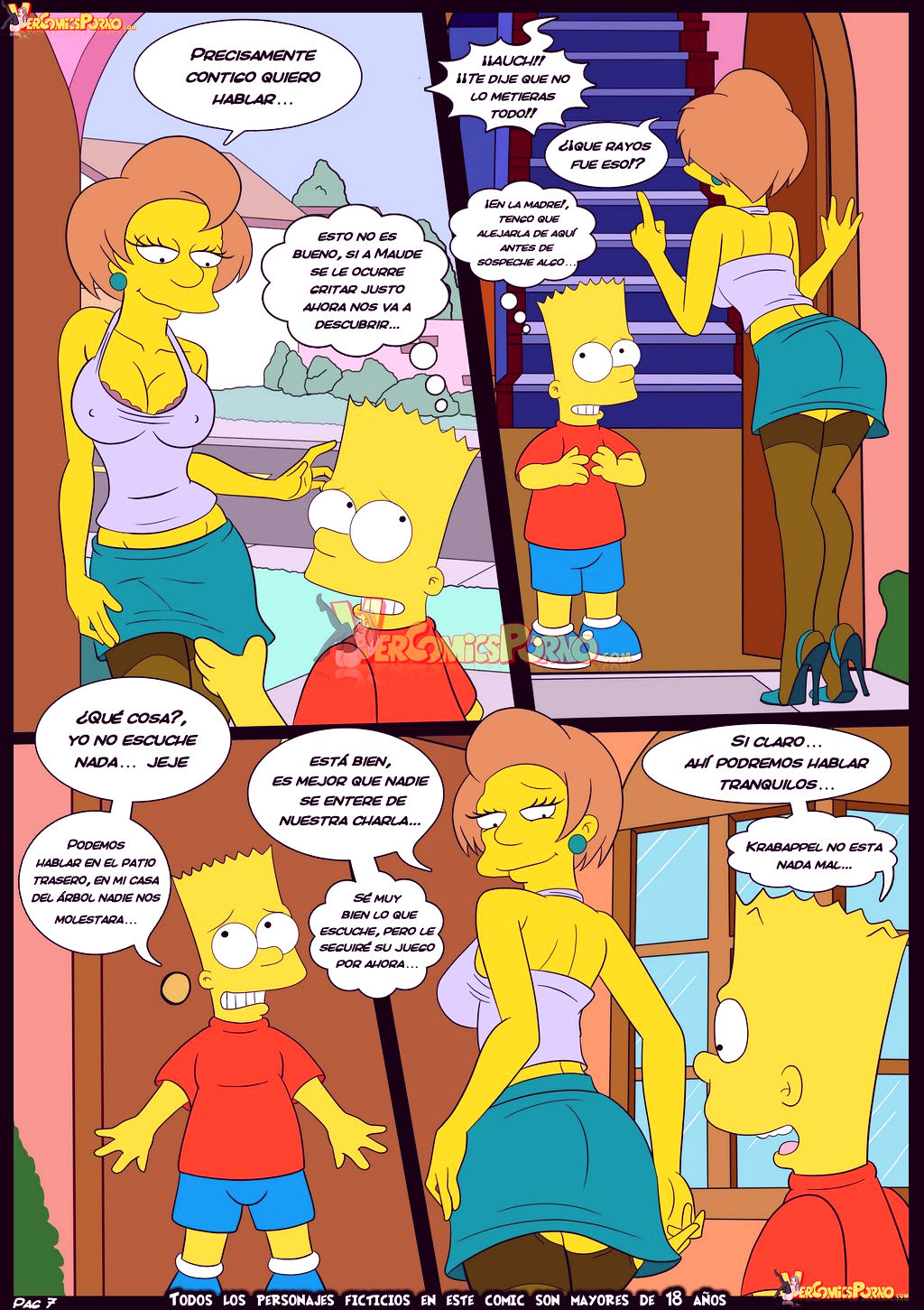 The simpsons old habits 5 porn comic picture 8