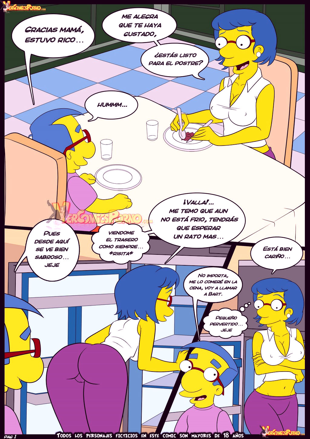 The simpsons old habits 6 porn comic picture 2