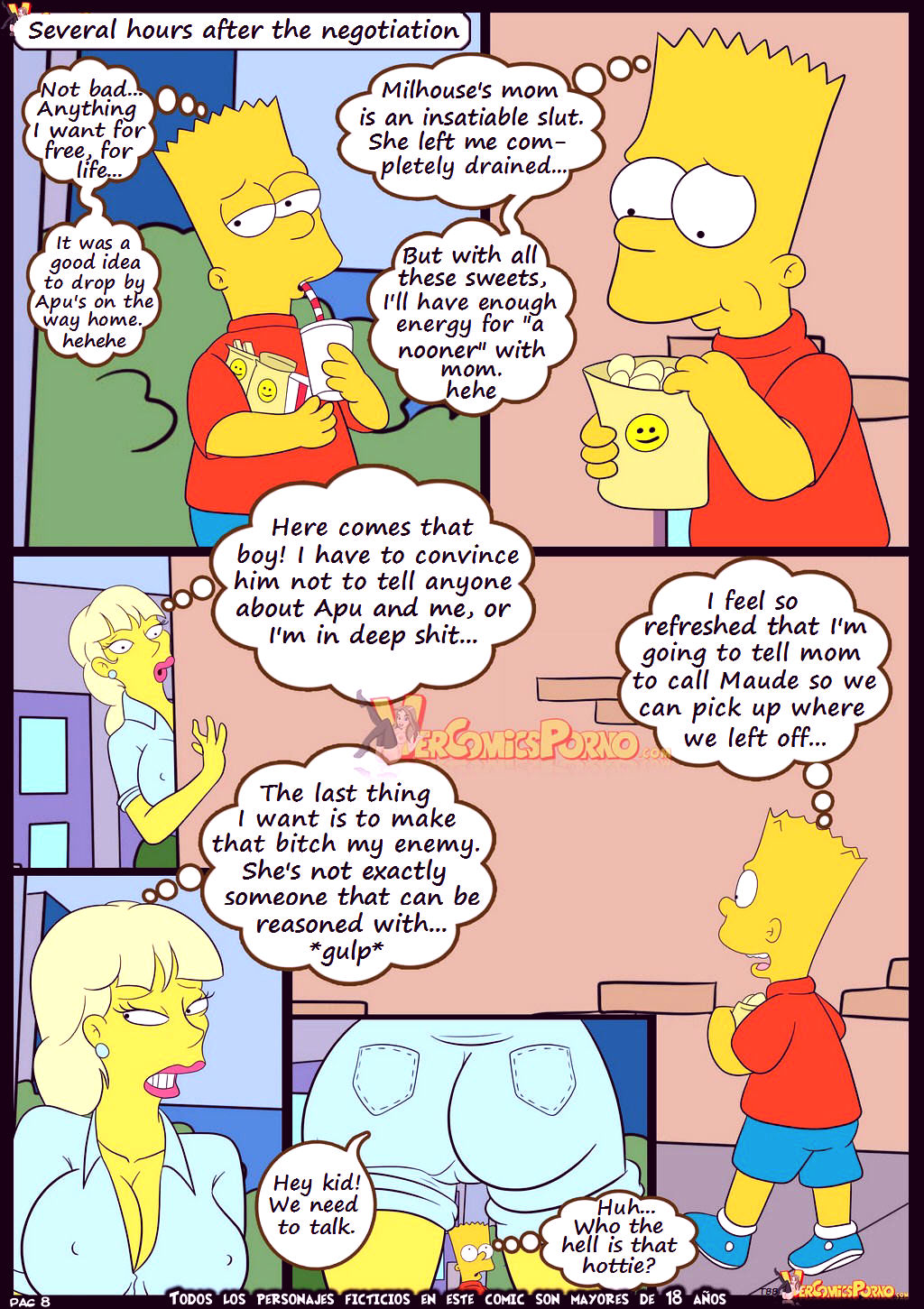 The simpsons old habits 7 porn comic picture 9