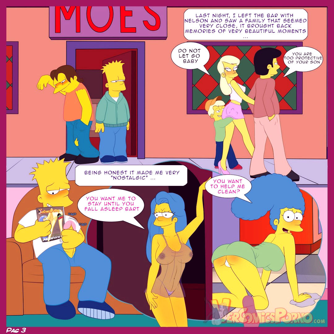 The simpsons old habits porn comic picture 4