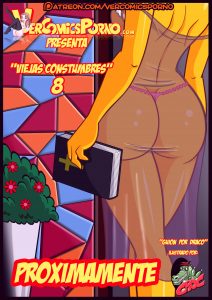 The simpsons old habits 8 porn comic picture 1
