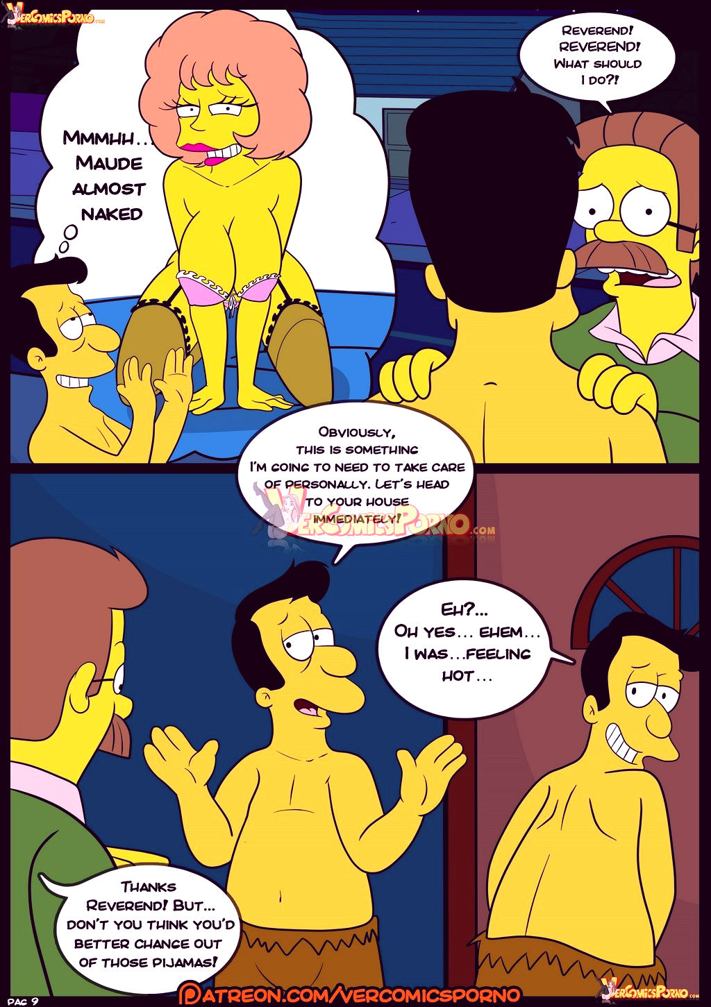 The simpsons old habits 8 porn comic picture 10