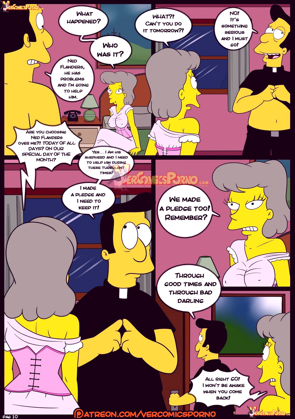 The simpsons old habits 8 porn comic picture 11