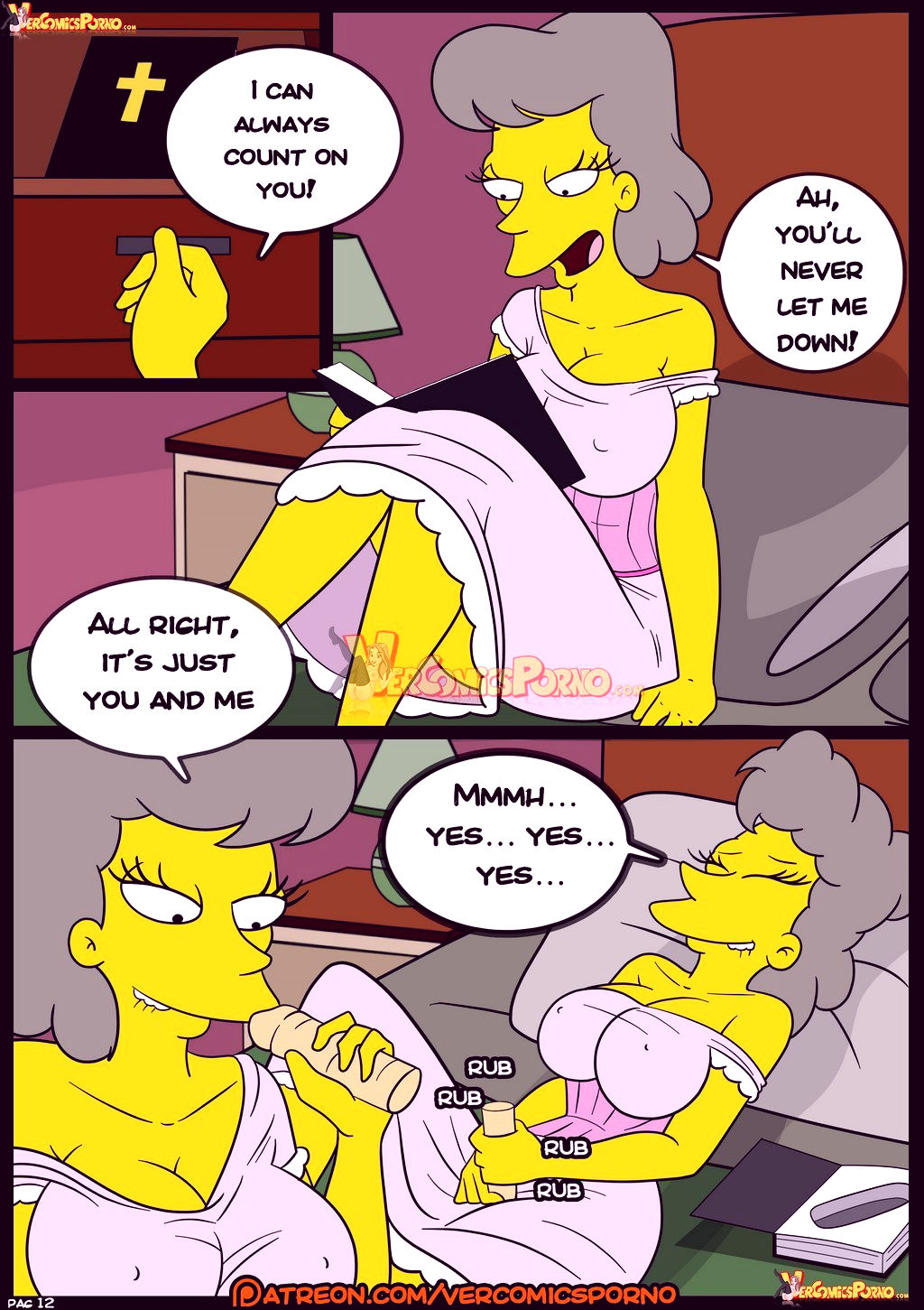 The simpsons old habits 8 porn comic picture 13