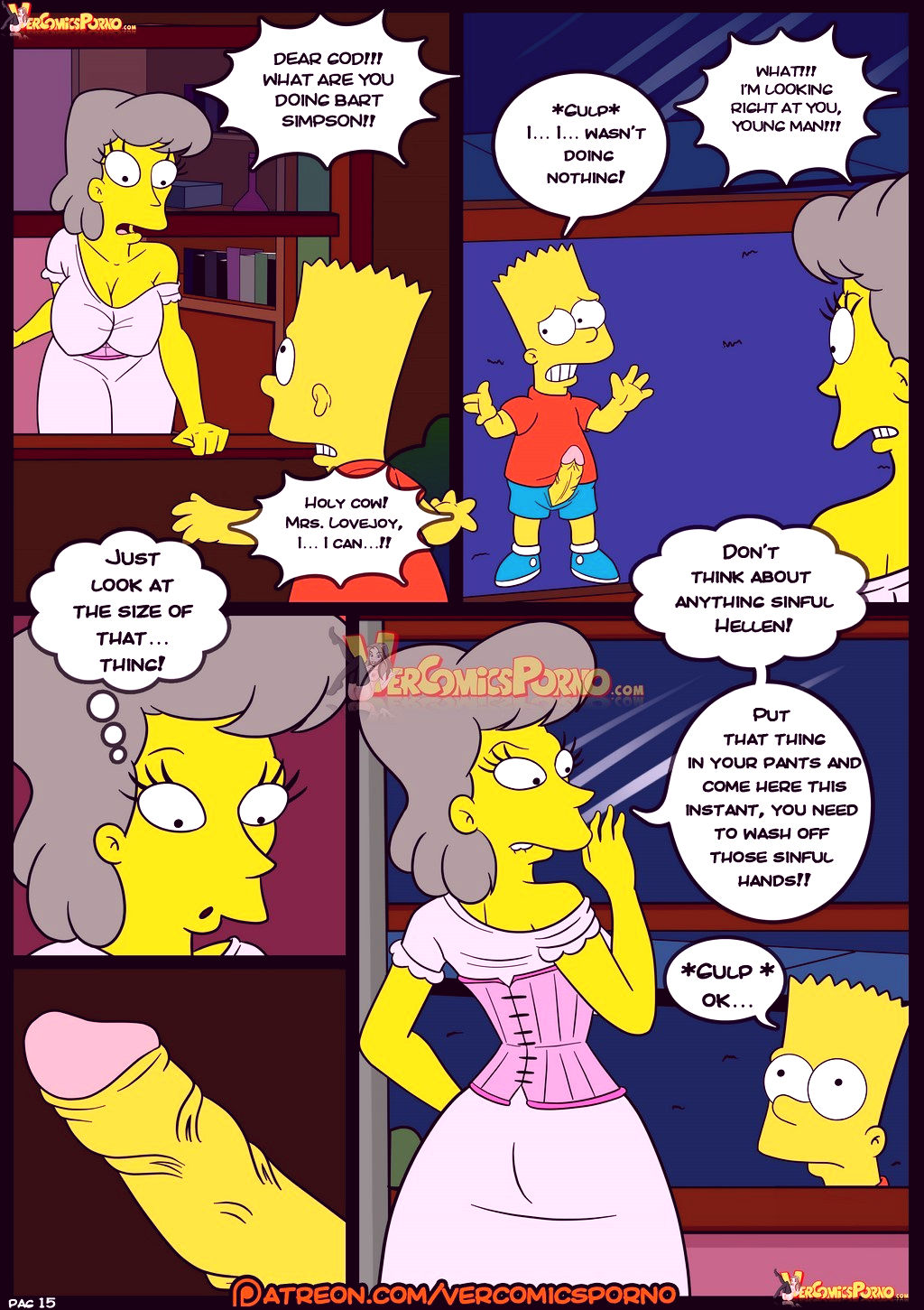 The simpsons old habits 8 porn comic picture 16