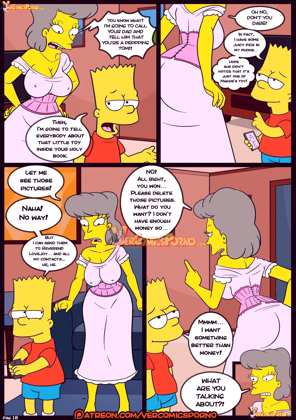 The simpsons old habits 8 porn comic picture 19