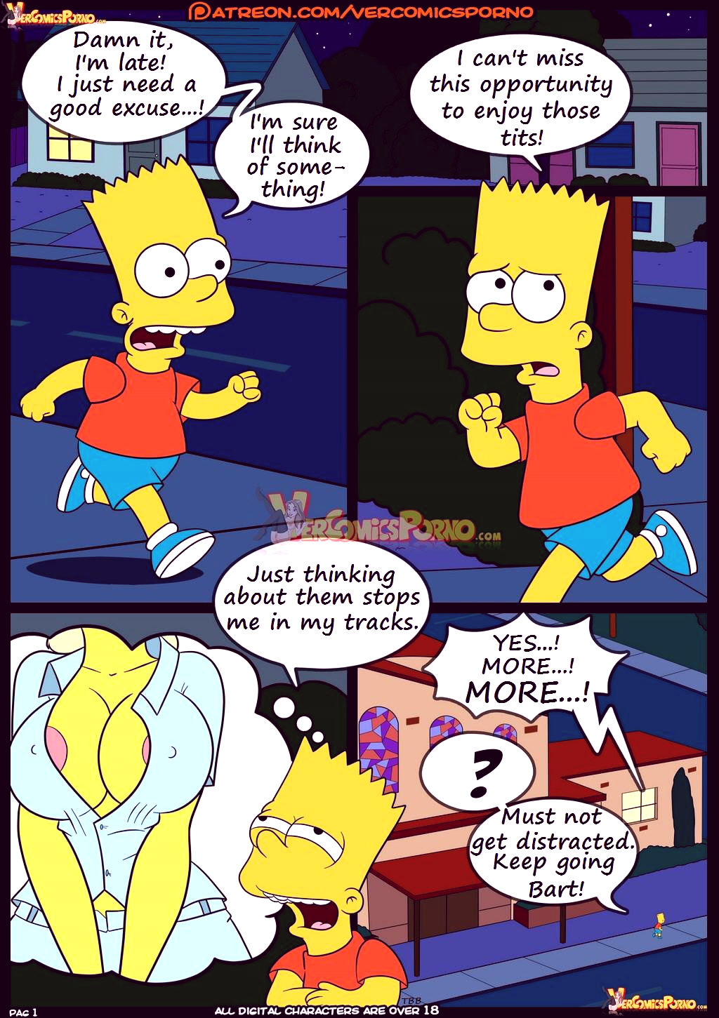 The simpsons old habits 8 porn comic picture 2