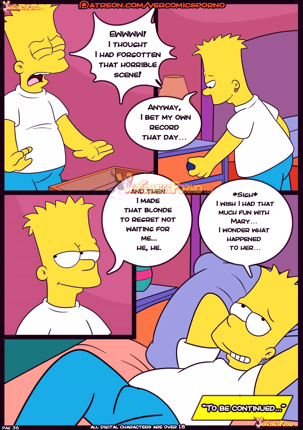 The simpsons old habits 8 porn comic picture 37