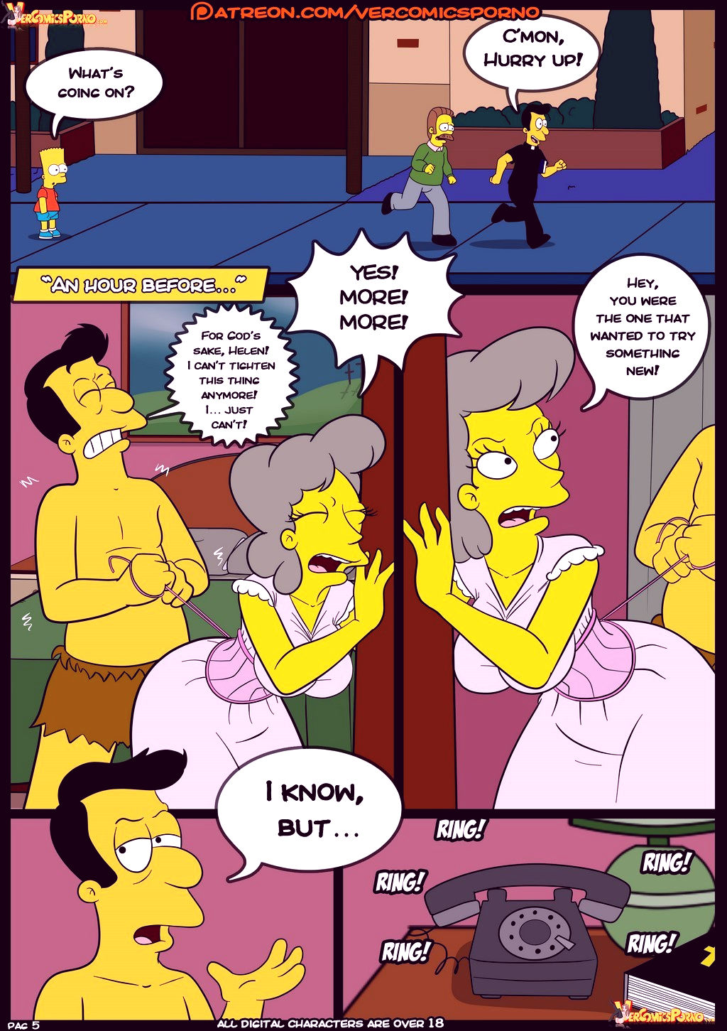 The simpsons old habits 8 porn comic picture 6