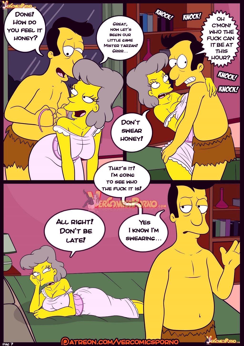 The simpsons old habits 8 porn comic picture 8
