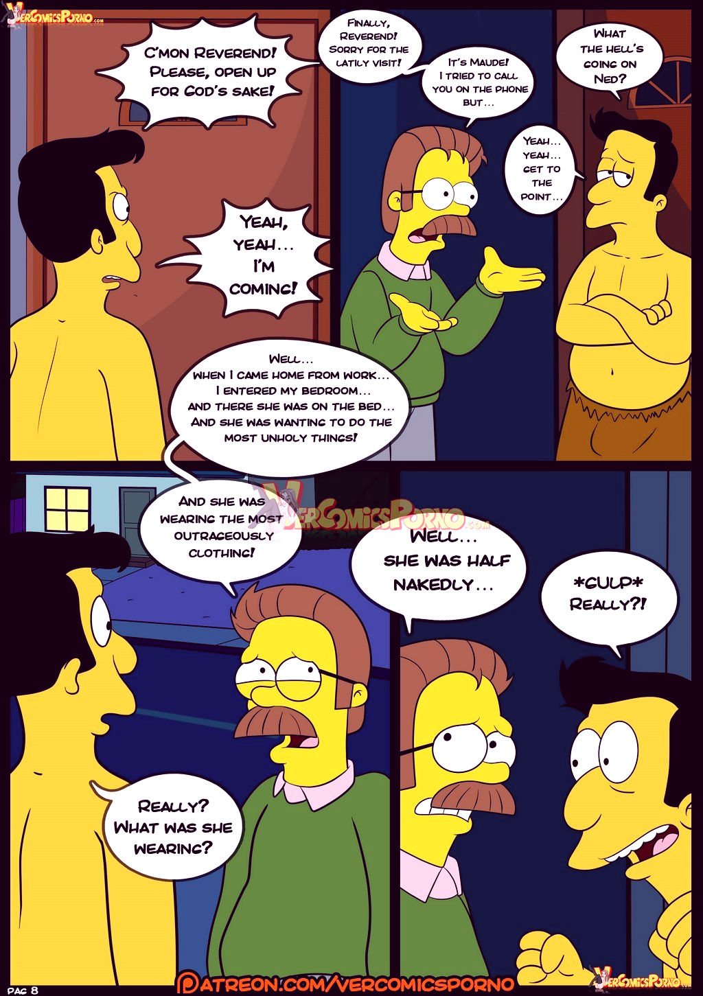 The simpsons old habits 8 porn comic picture 9