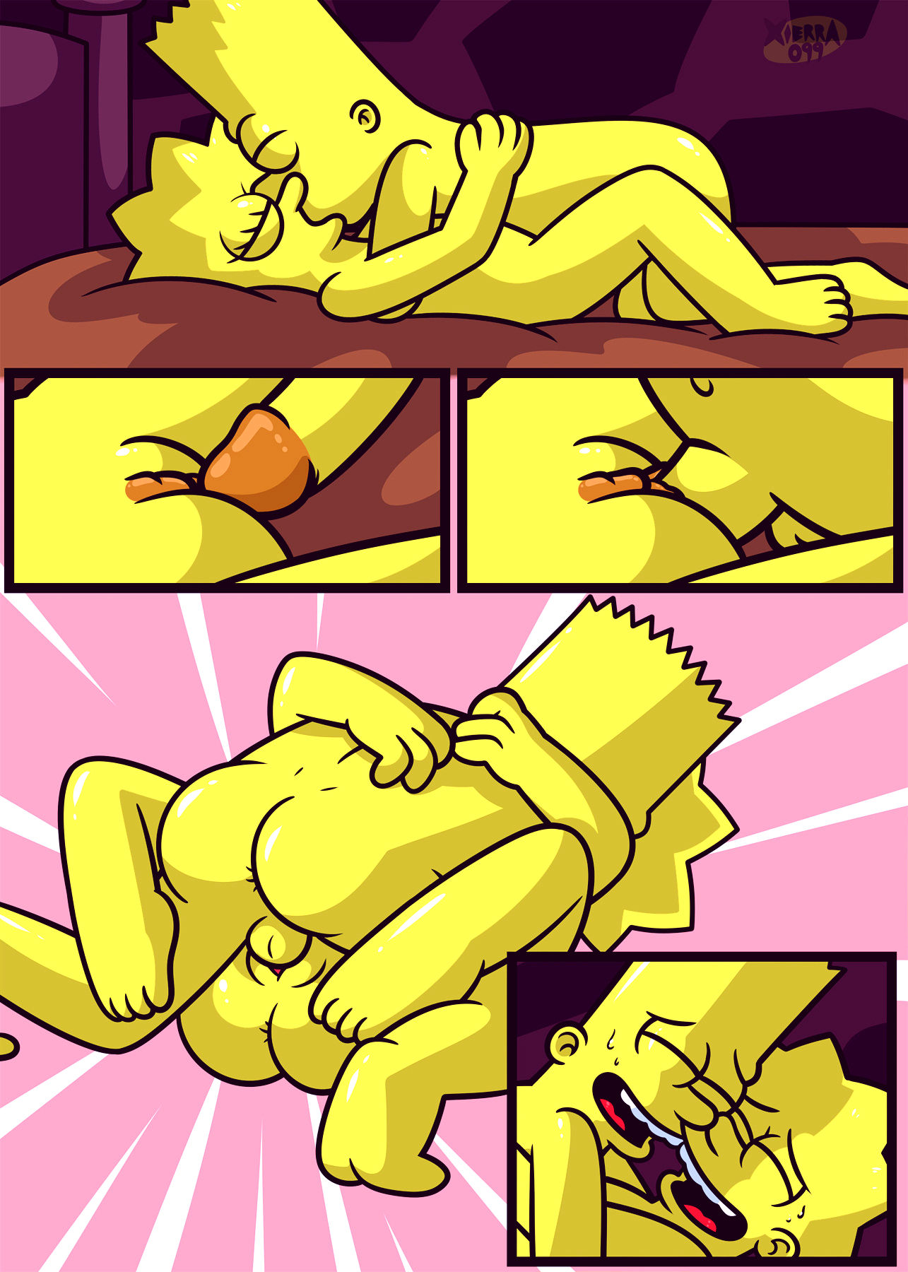 The not so treehouse of horror porn comic picture 9