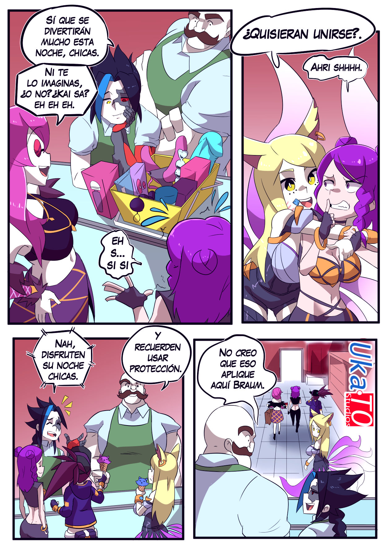 Kda girls night porn comic picture 2