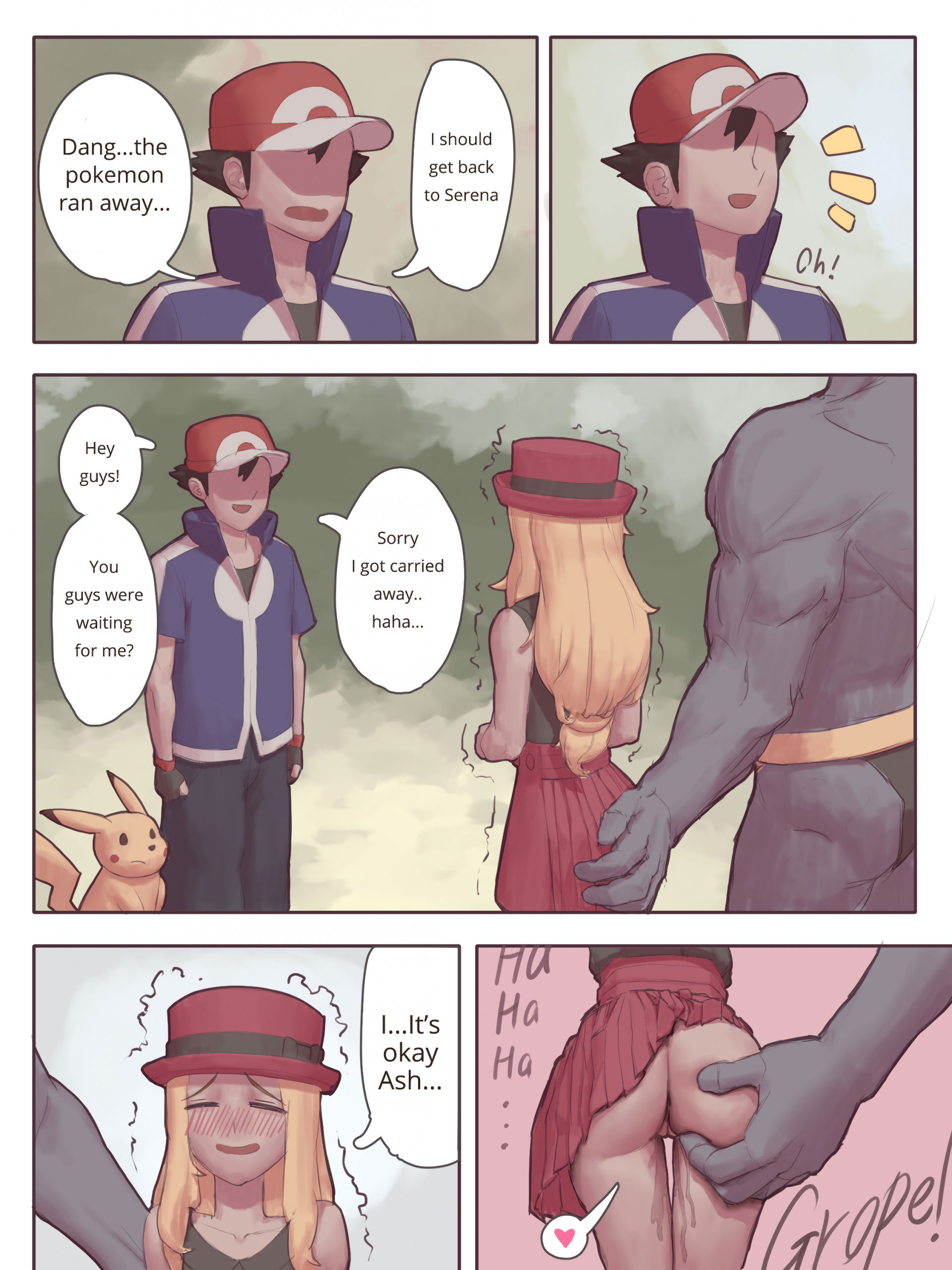 Machamp used knock up! hentai manga picture 45