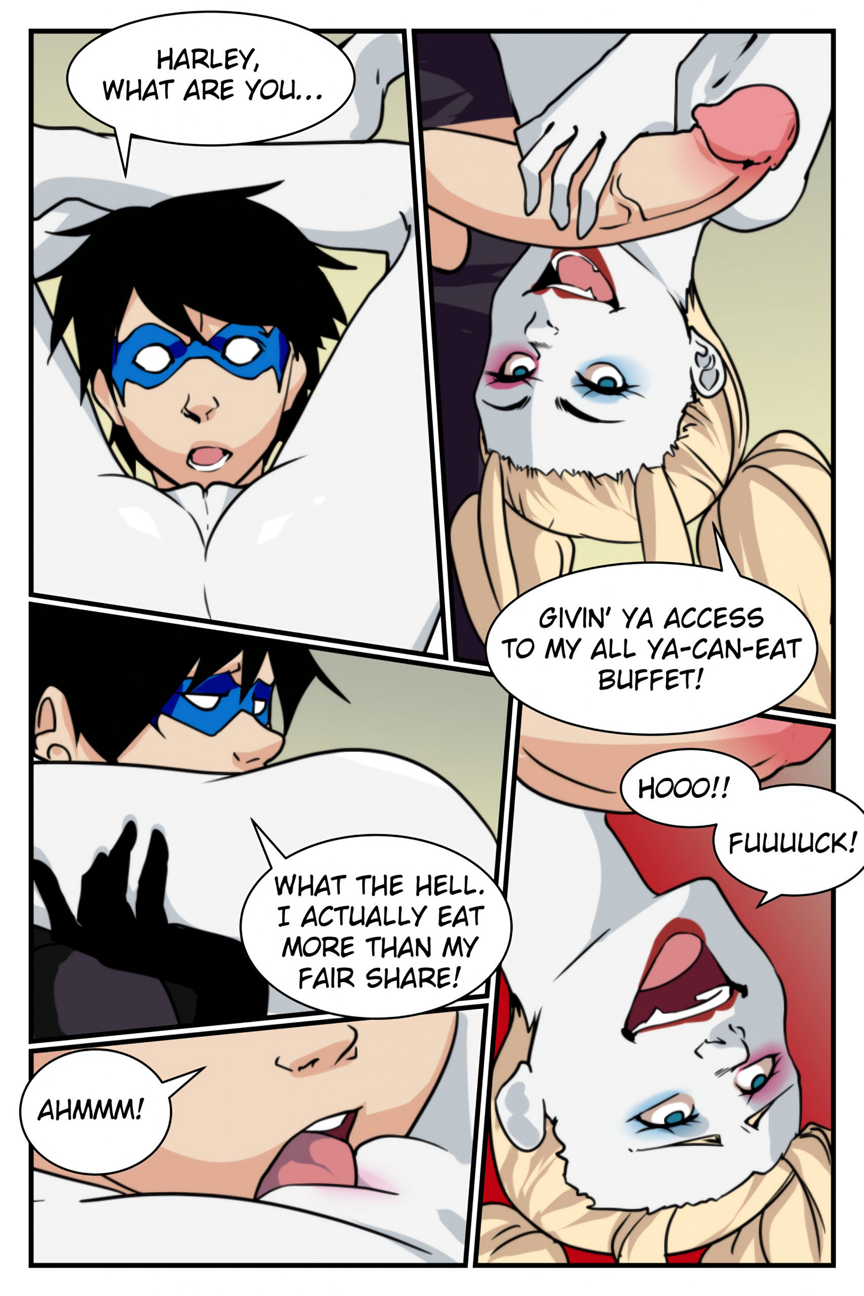 Dick n harley quinn porn comic picture 6