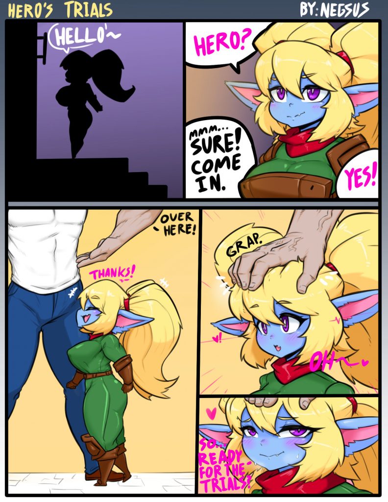 Poppy, hero's trials porn comic picture 1