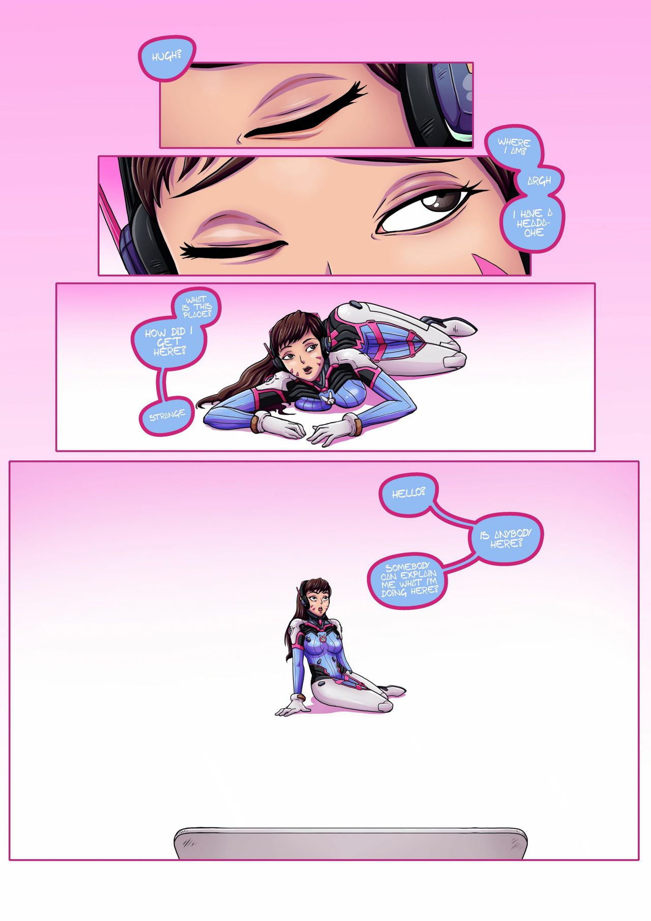 Overwatch x dva's humiliation porn comic picture 4