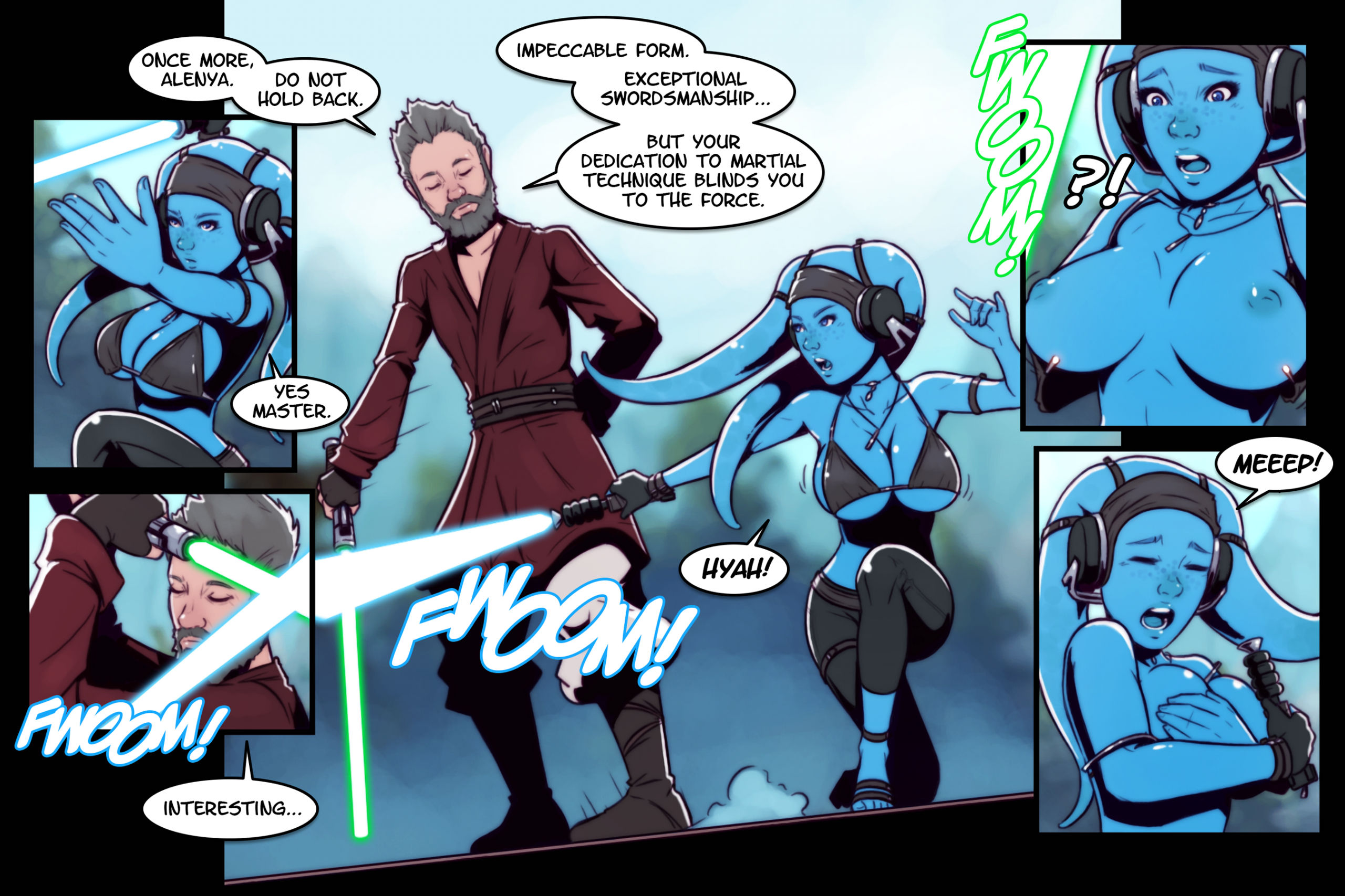 Alenya hirani twi'lek padawan porn comic picture 2