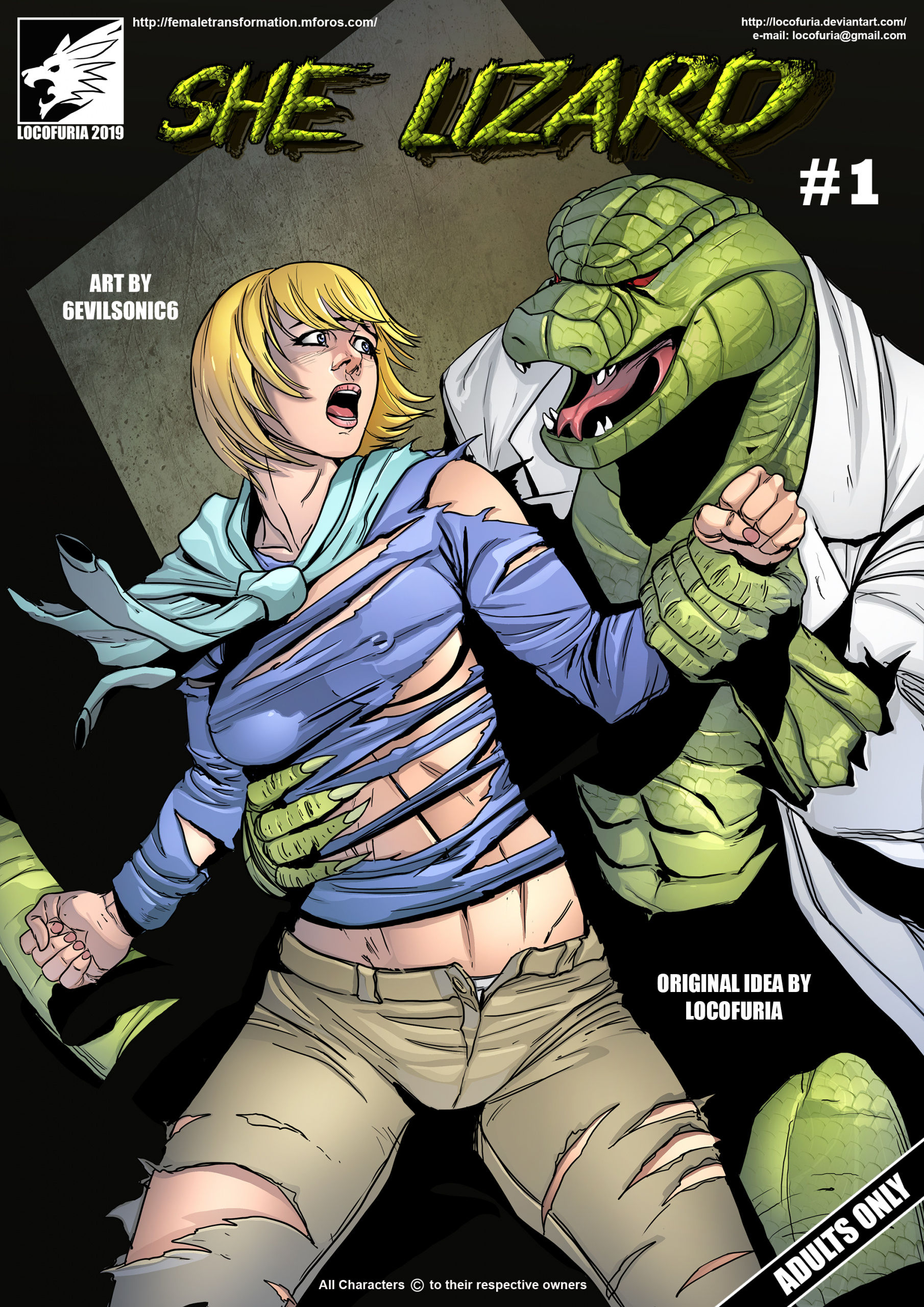 She lizard porn comic picture 1