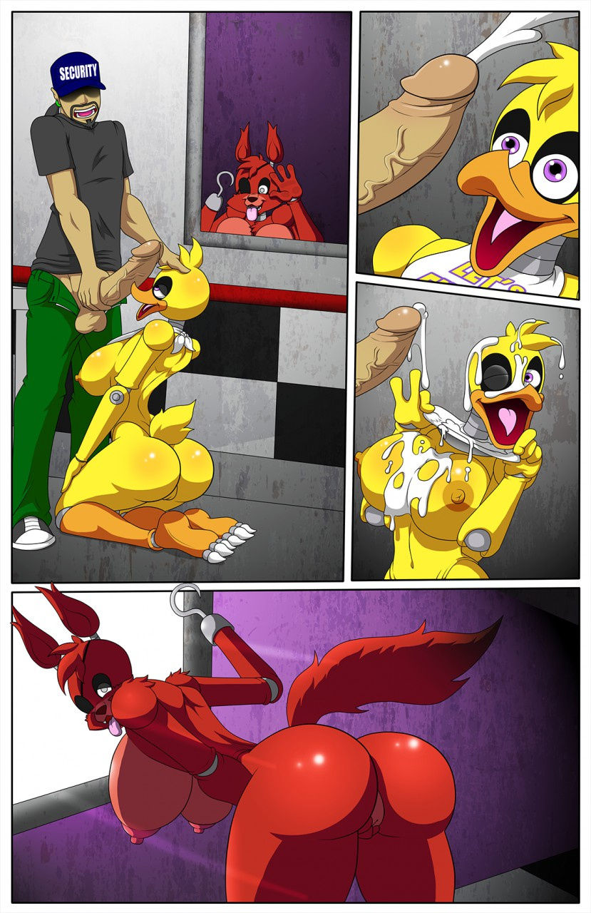 Five fucks at freddy's porn comic picture 009