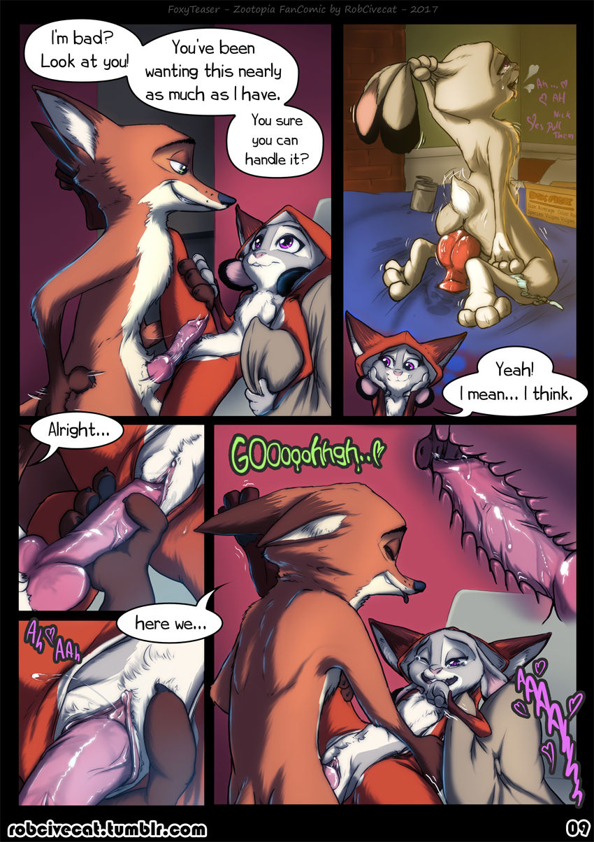 Foxy teaser porn comic picture 10