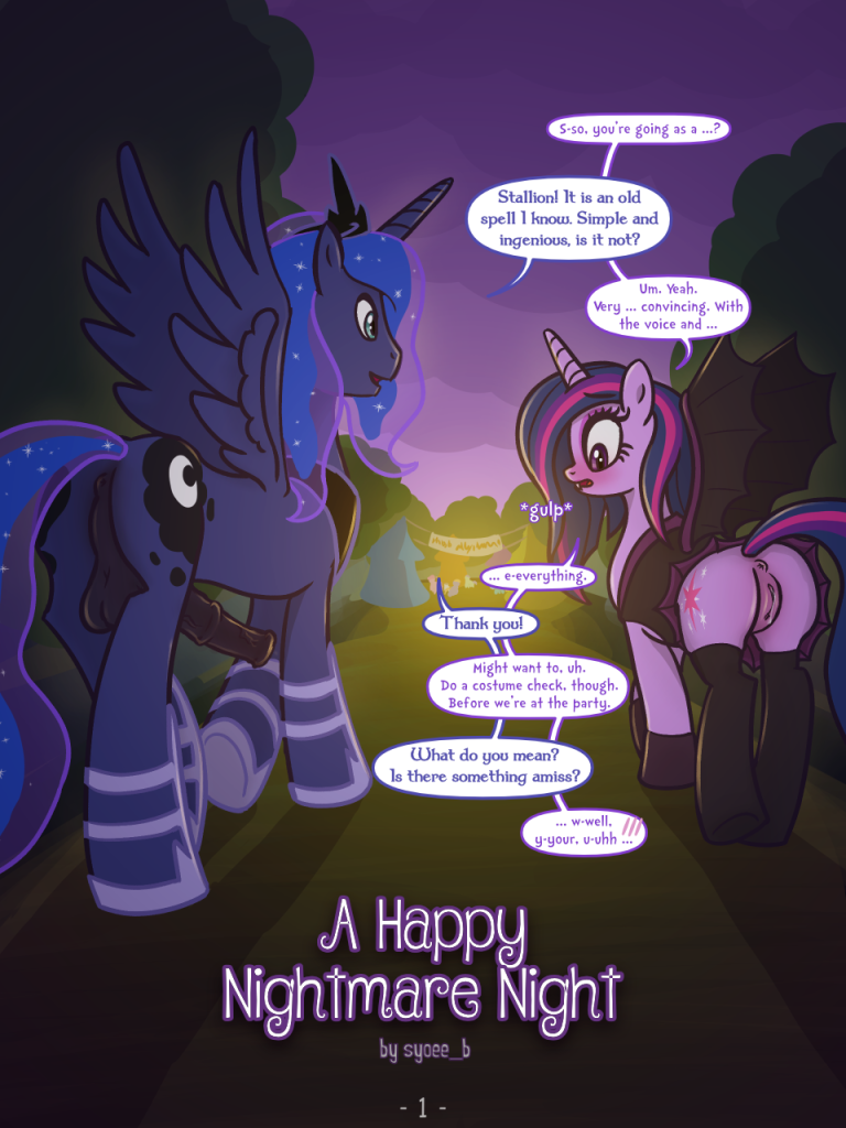 A Happy Nightmare Night porn comic picture 1