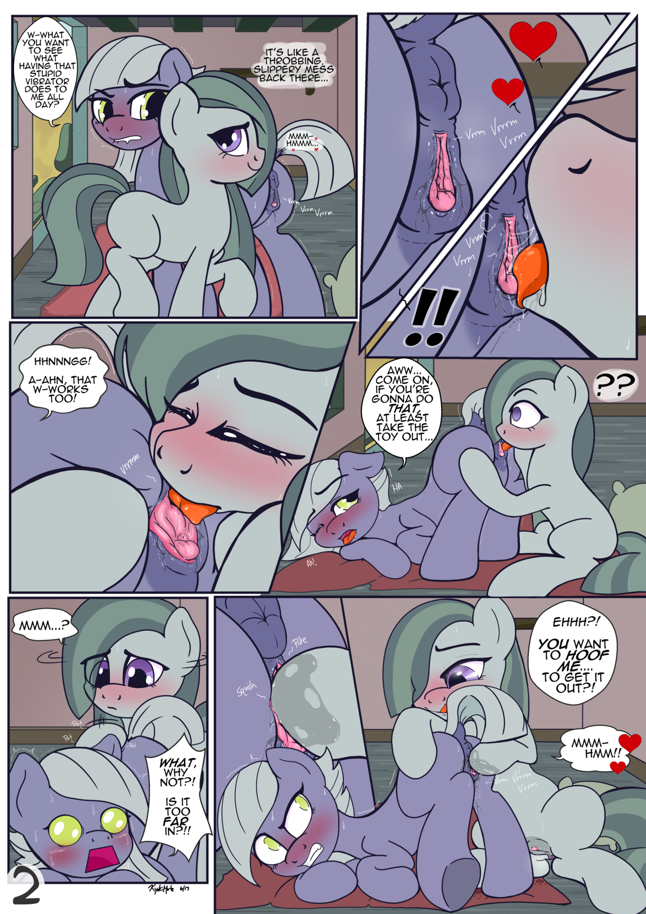 A Hoof in Making Limeade porn comic picture 2