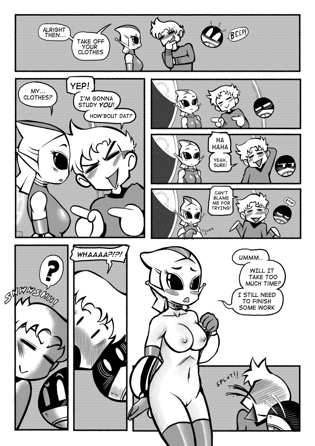 Abducted! - Mr.E porn comic picture 12