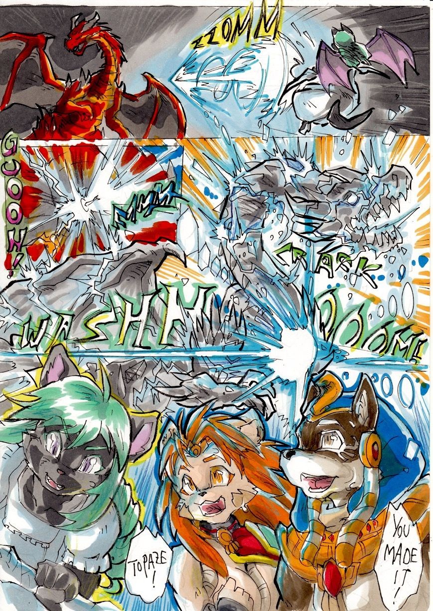 Anubis Stories 3 - Dragon Attack porn comic picture 23