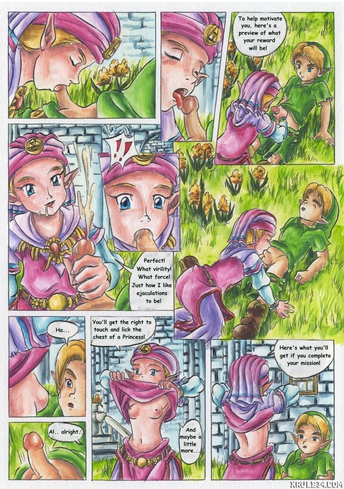 Bad Zelda porn comic picture 2