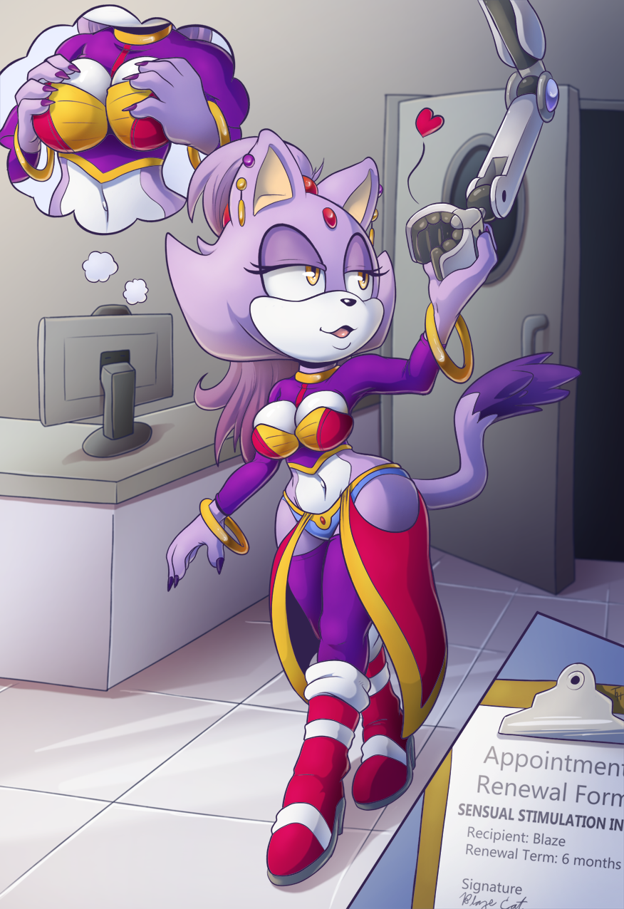 Blaze's Sensual Makeover porn comic picture 5